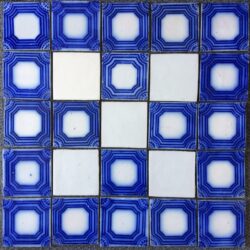 ENSEMBLE 25 CARREAUX DESVRES ANCIENS TILES