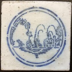 RARE CARRELAGE CARREAU DESVRES ANCIEN TILE DECO AZULEJOS