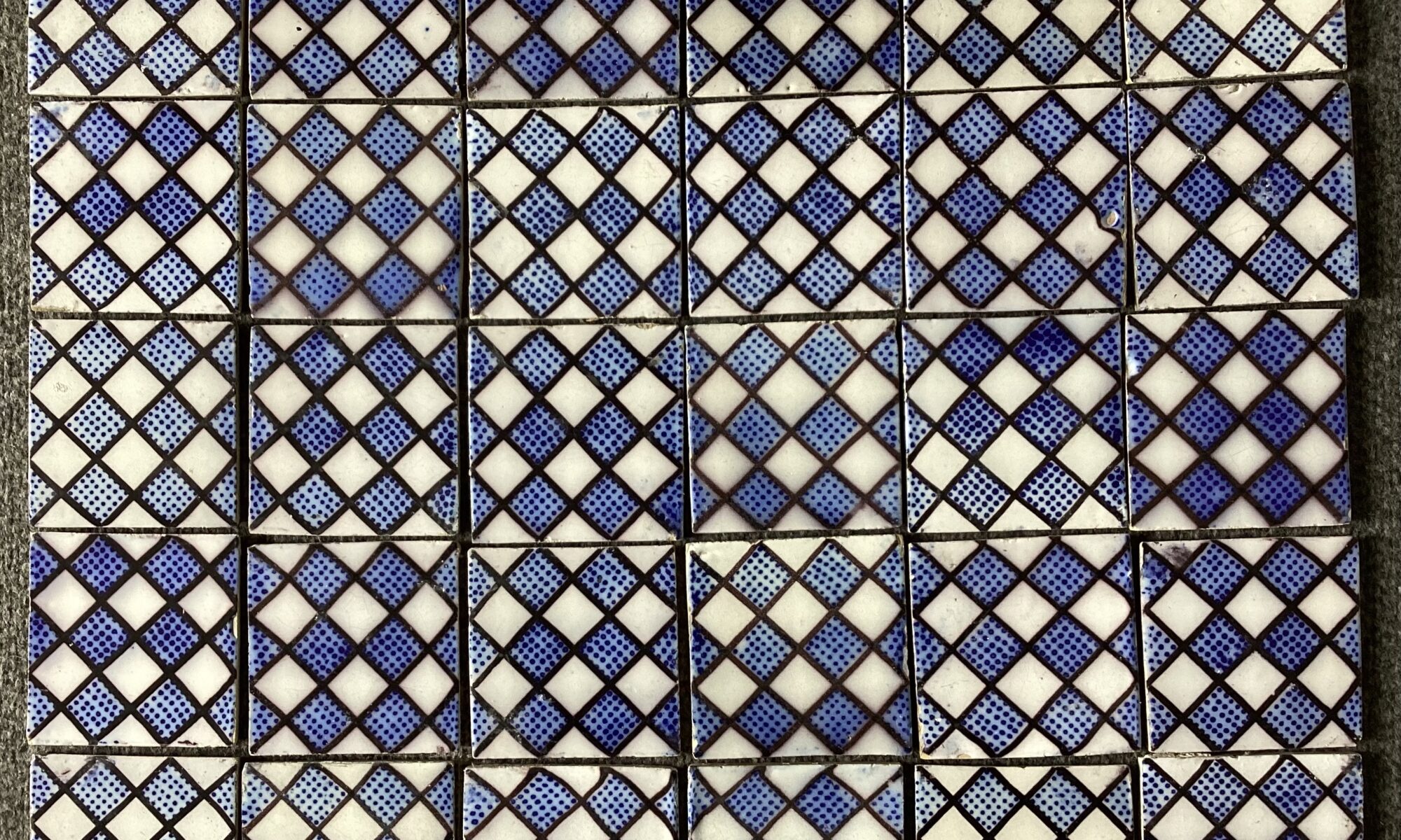 30 CARREAUX DESVRES ANCIENS TILES AZULÉJOS