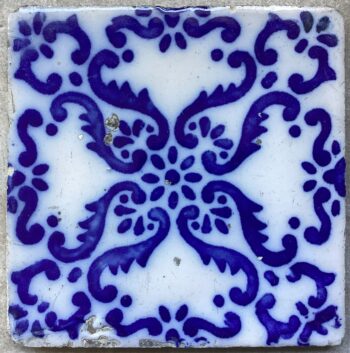 CARRELAGE DESVRES ANCIEN TILE TEGEL AZULEJO